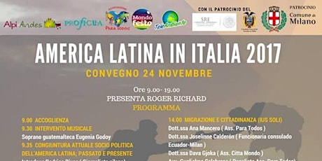 Immagine principale di America Latina in Italia 2017 