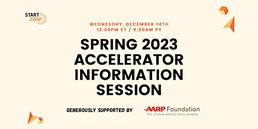 Spring 2023 Accelerator Information Session