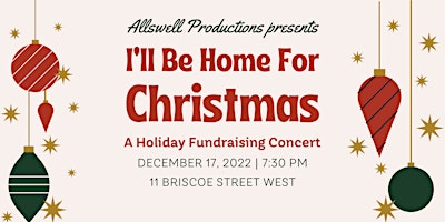 I'll Be Home for Christmas: A Holiday Fundraising Concert