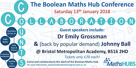 Boolean Maths Hub #CollaborationCounts Conference 2018 primary image