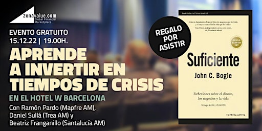 Mesa Redonda en Barcelona: Invertir en tiempos de crisis