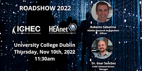 HEANet-ICHEC Roadshow at UCD primary image