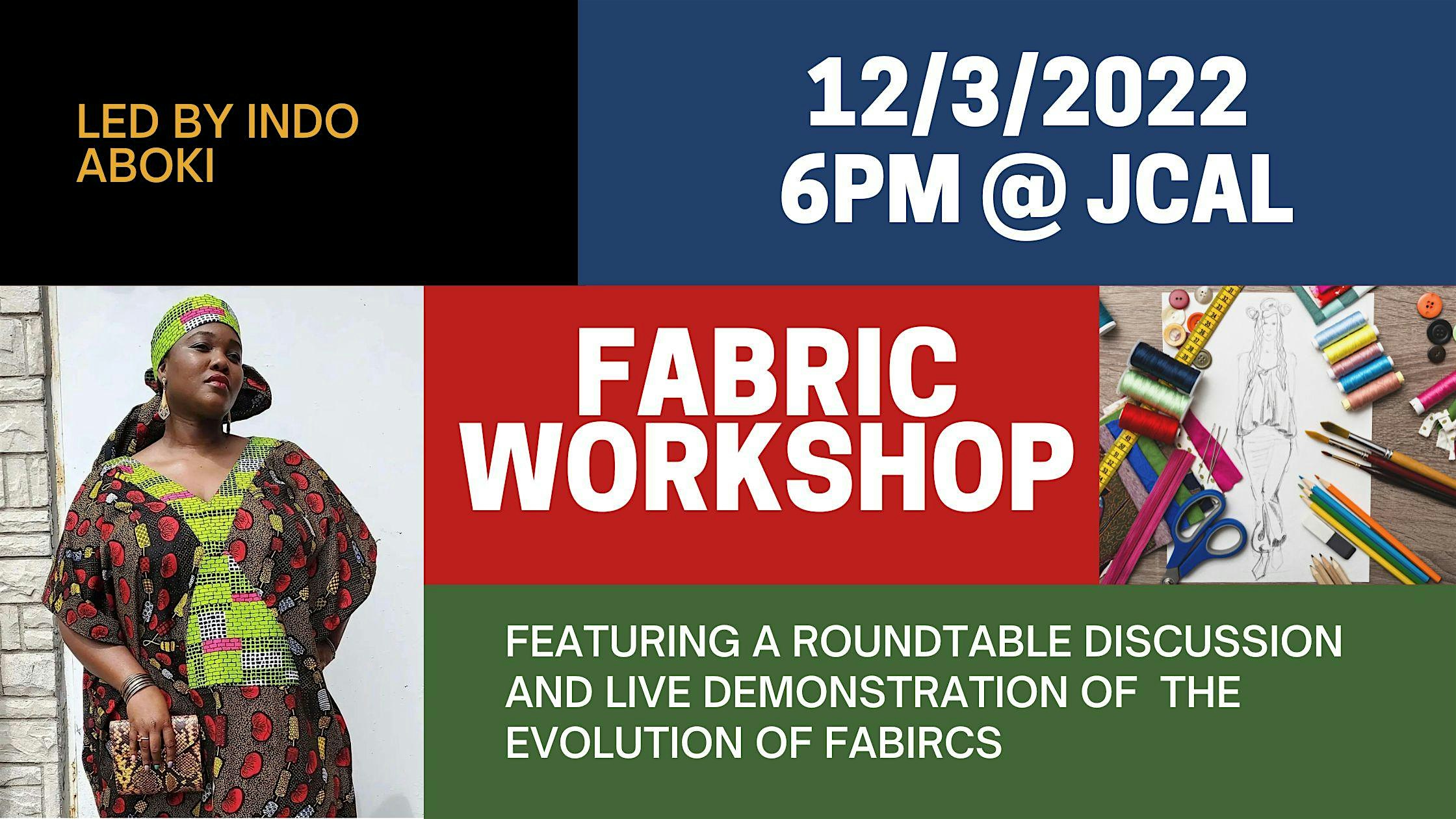 Fabric Workshop with Indo Aboki