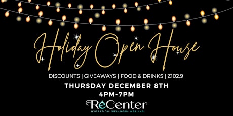 The ReCenter Holiday Open House