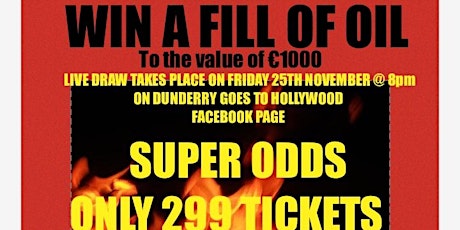 WIN A FILL OF OIL-to the value of €1,000 . Super LOW ODDS! primary image