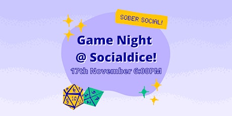 Game Night @ Socialdice! primary image