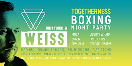 DJ WEISS // BOXING NIGHT 'HOUSE MUSIC' SPECIAL  // MOSA // 26.12.17 primary image