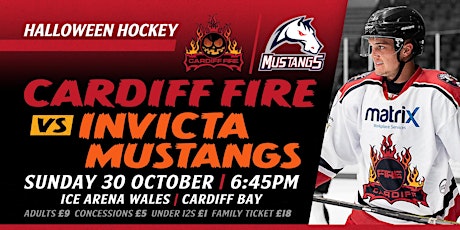 Cardiff Fire vs Invicta Mustangs - Halloween Hockey primary image