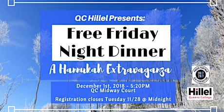 Free Friday Night Dinner: Hannukah Extravaganza  primary image