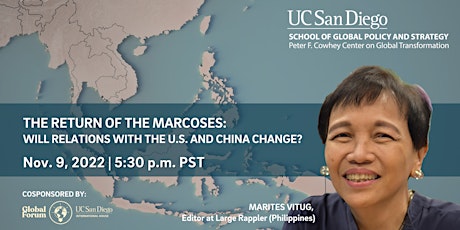 The Return of the Marcoses: Will relations with the U.S. and China change? primary image