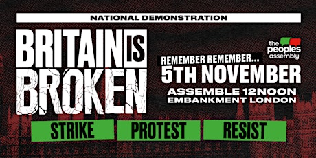 Colchester coach to People's Assembly march and rally 5th Nov. primary image