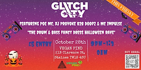 Drum & Bass Halloween Party ft Glitch City, Provoke, Doopz, Poe & Impulse primary image