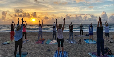Imagem principal do evento Sunrise Beach Yoga Delray Beach Every Saturday!
