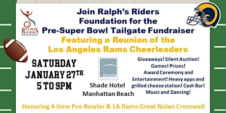 Join Ralph’s Riders Foundation for the Pre-Super Bowl Tailgate Fundraiser primary image