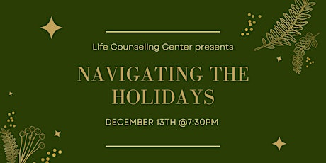 Navigating the Holidays- In Person