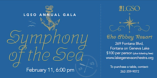 Lake Geneva Symphony Gala 2023