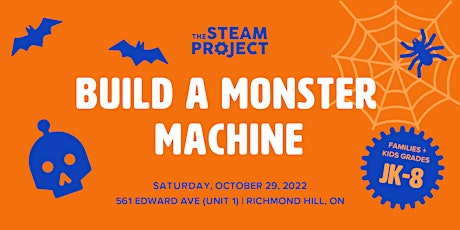 Primaire afbeelding van Halloween Kids Workshop: Build a Monster Machine (45 minute activity)