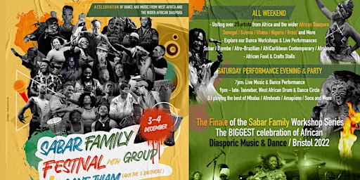 SABAR FAMILY WORKSHOP PACKAGES & FESTIVAL 2022 primary image