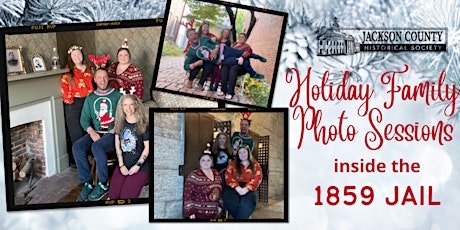 Holiday Family Photo Sessions inside the 1859 Jail Museum primary image