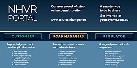NHVR Portal: Expression of Interest -Training in your State  primary image