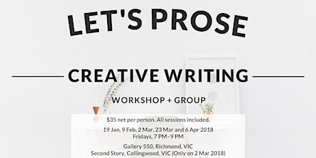Let's Prose—Creative Writing Workshop primary image