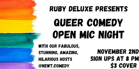 Queer Comedy Open Mic Night