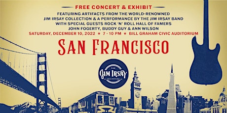Jim Irsay Collection - John Fogerty, Buddy Guy, Ann Wilson - San Francisco