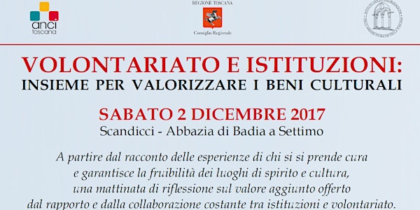 Volontariato e Istituzioni: insieme per valorizzare i beni culturali