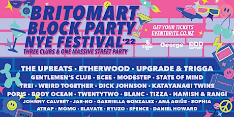 Britomart Block Party NYE Festival 2022 primary image