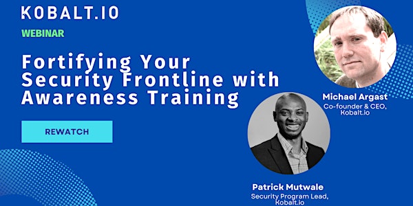 On-demand: Fortifying Your Security Frontline with Awareness Training