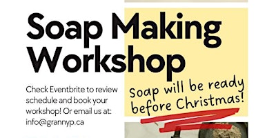 Soap Making Classes - Just in time for the Holidays