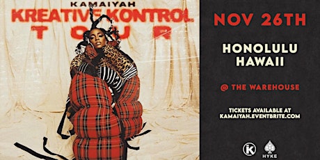 KAMAIYAH Live In Concert - Nov 26th, 2022(Honolulu, HI)