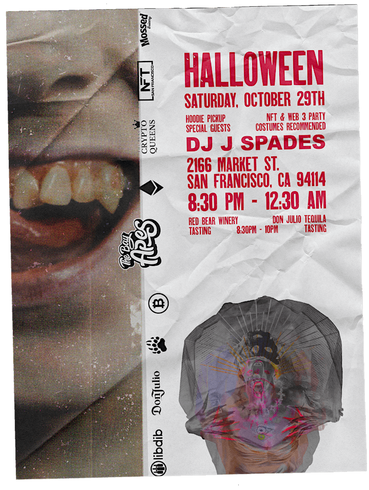 The Bay Apes x NFT SF x Halloween Complimentary Re image