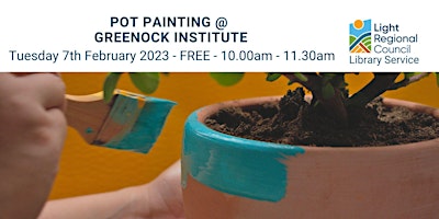 Pot Painting @ Greenock Institute
