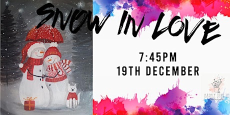 Zoom Paint Night -Snow In Love- with Toni + 14 day recording