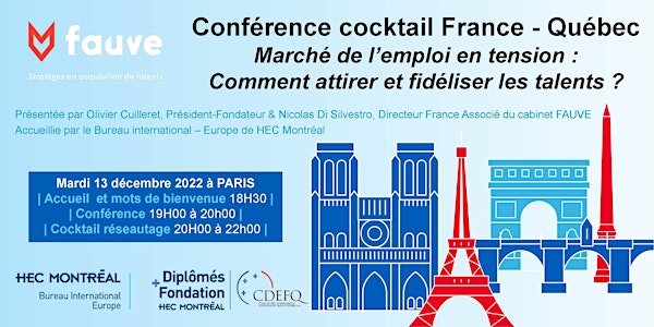 Conférence Cocktail France VS Québec | FAUVE et HE