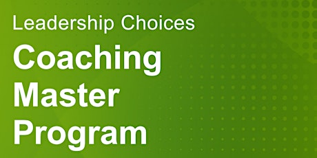 Infoveranstaltung LC Coaching Master Program