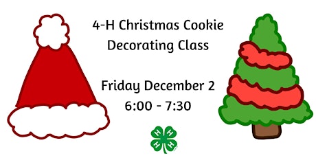 Primaire afbeelding van 4-H Christmas Cookie Decorating Class