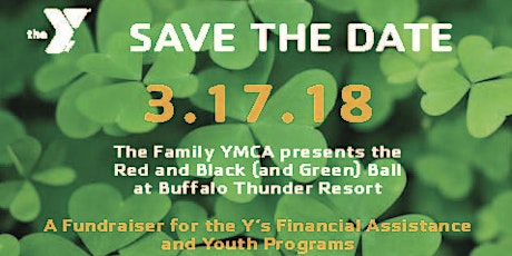 Imagen principal de Red, Black & Green Ball-Celebrate St. Patrick's Day with the Y