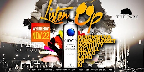 Listen Up! // Pre-Thanksgiving Happy Hour & Party primary image