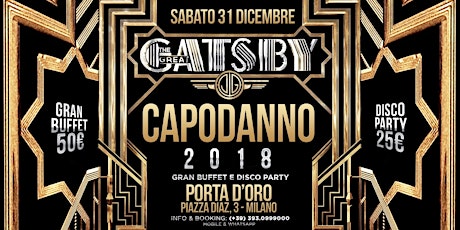 Immagine principale di Capodanno Porta d'Oro - Grande Gatsby - Piazza Duomo Milano 