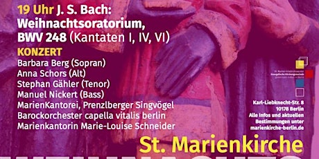 J.S.Bach: Weihnachtsoratorium, BWV 248, Kantaten 1,4,6