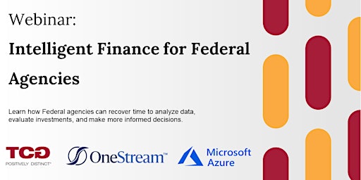 Webinar: Intelligent Finance for Federal Agencies