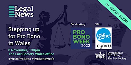 Pro Bono Week 2022:  Stepping up for Pro Bono in Wales primary image