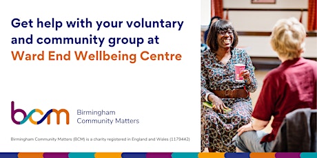 Get help with your community/voluntary group (Ward End Wellbeing Centre)
