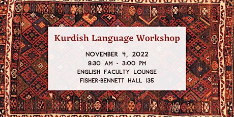 Kurdish Language Workshop primary image