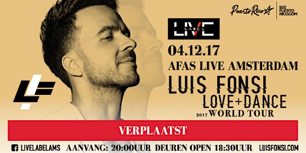 Luis Fonsi - Love + Dance Tour - AFAS Live Amsterdam