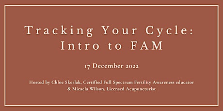 Tracking Your Cycle: Intro to FAM