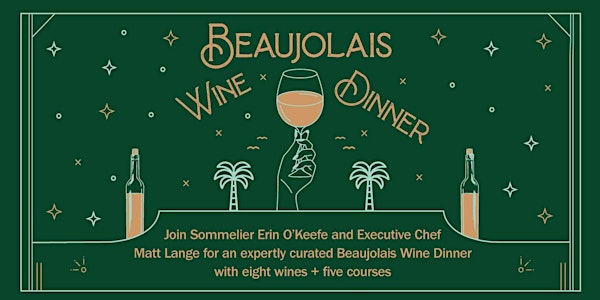 Beaujolais Wine Dinner at Heaton's Vero Beach!