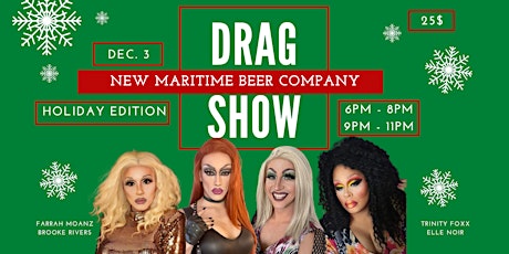 New Maritime Beer Company Drag Show - Holiday Edition